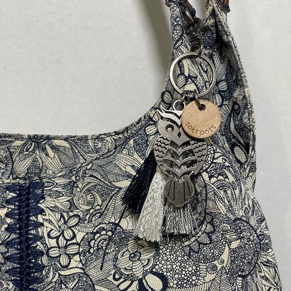 Sakroots navy and white shoulder bag - Picture 2 of 14